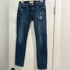 Frame Denim Women's Dark Blue Skinny Jeans
